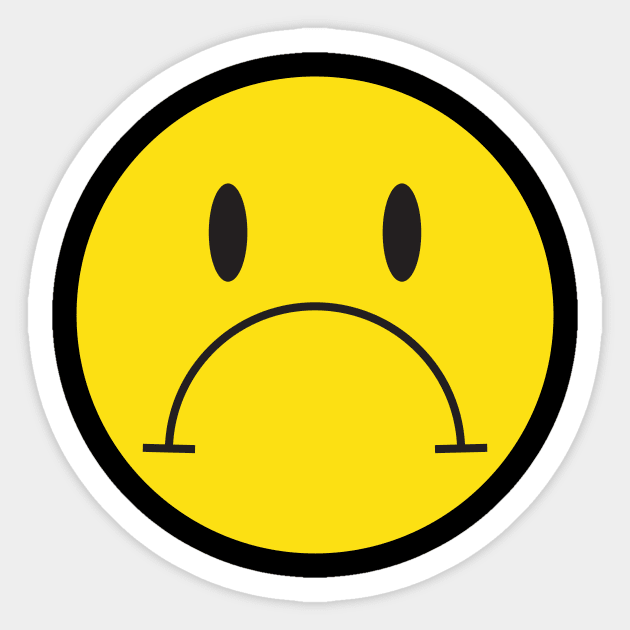 Sad Face Sticker by Nick Quintero